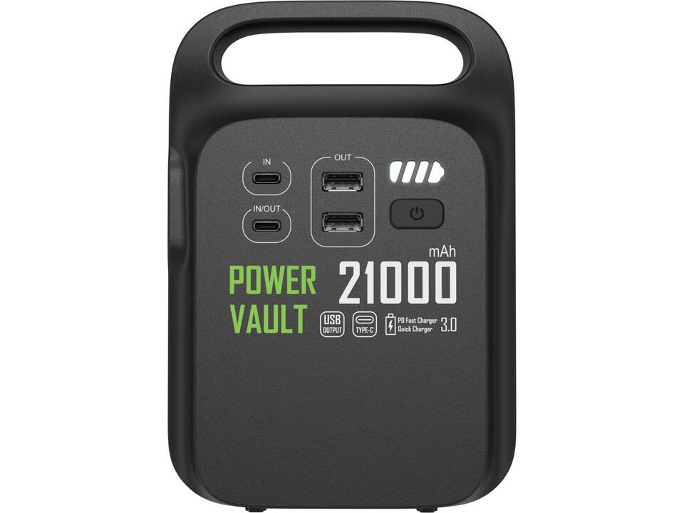 Power Vault RCS gerecycled plastic 21.000 mah power station 2