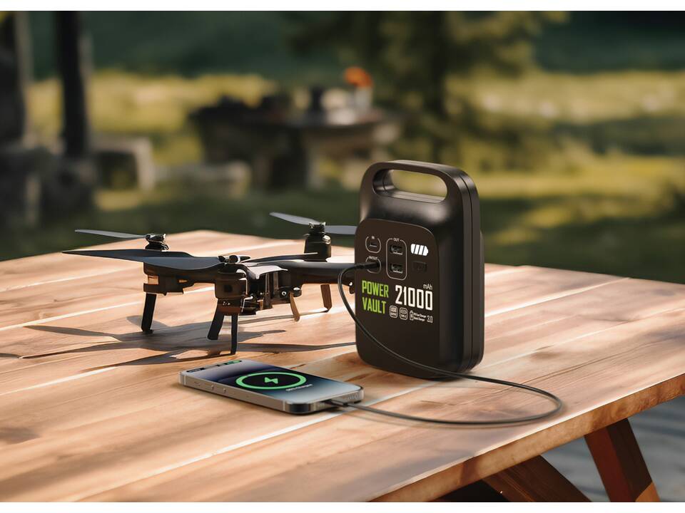 Power Vault RCS gerecycled plastic 21.000 mah power station 7