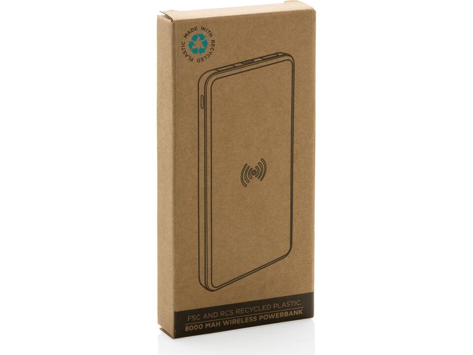 FSC Rplastic RCS draadloze powerbank - 8000 mAh 11