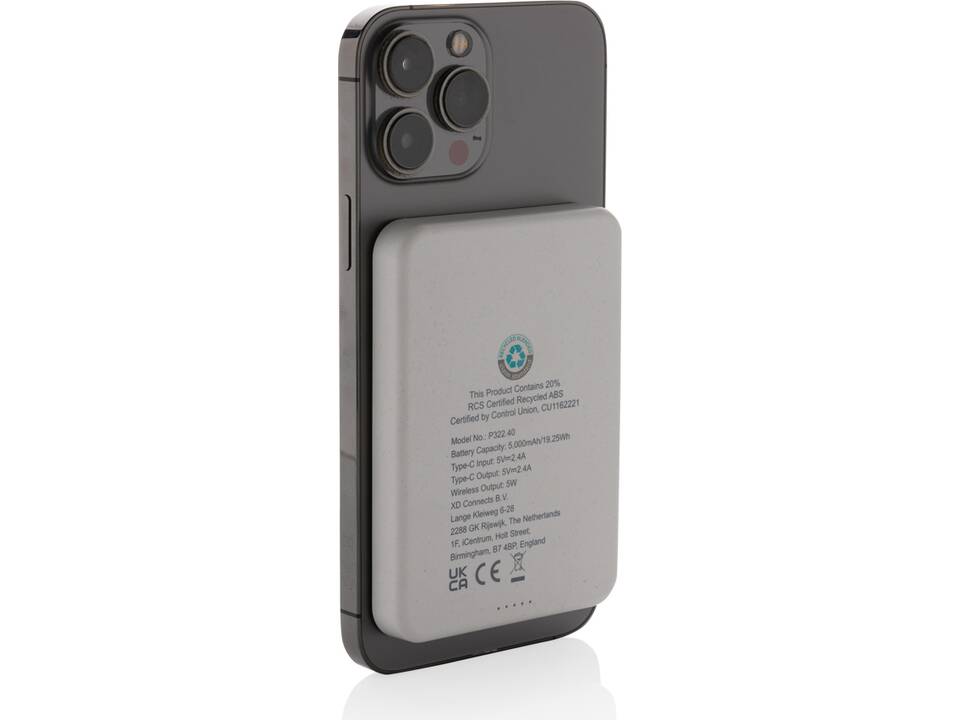 Magnetix RCS rplastic 5000 mah magnetische powerbank 15