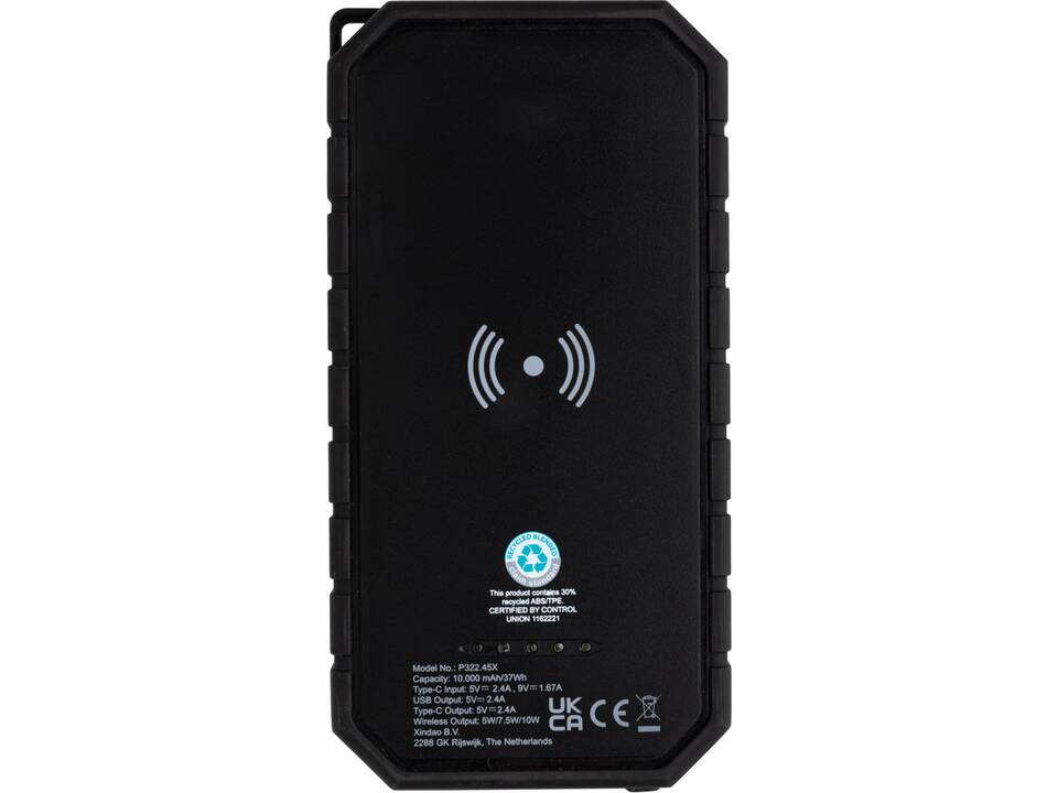 RCS recycled solar powerbank Wireless - 10W 5