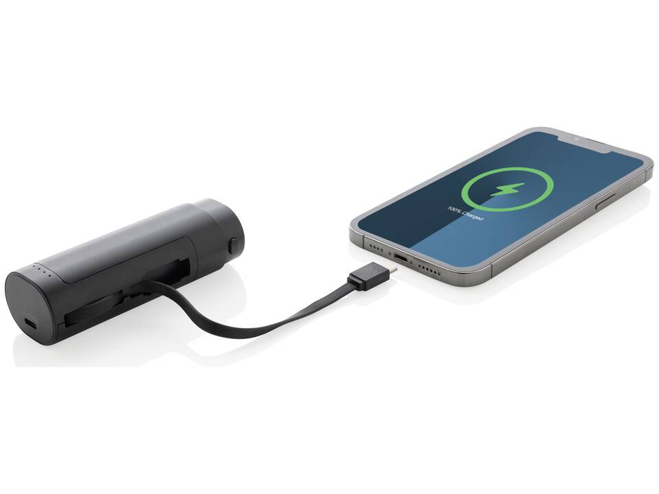 CycleCell 5000mAh powerbank met verwijderbare batterij 9