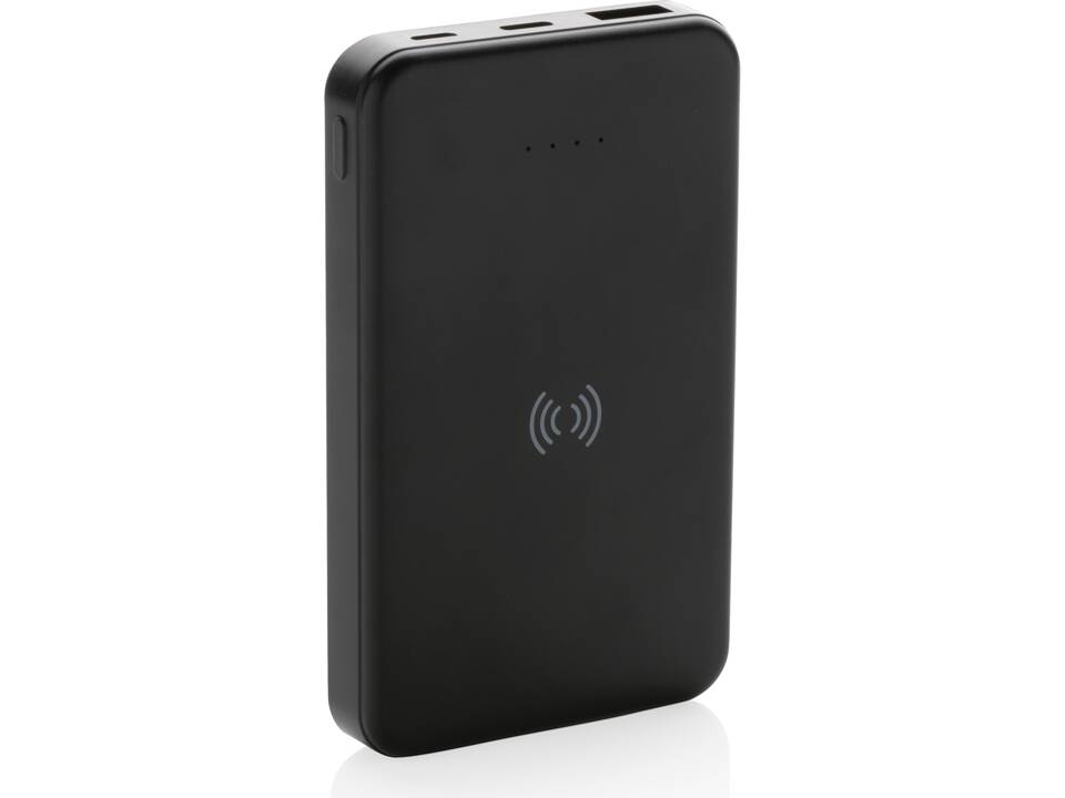 RCS gerecycled plastic 5W draadloze powerbank - 5.000 mAh 1