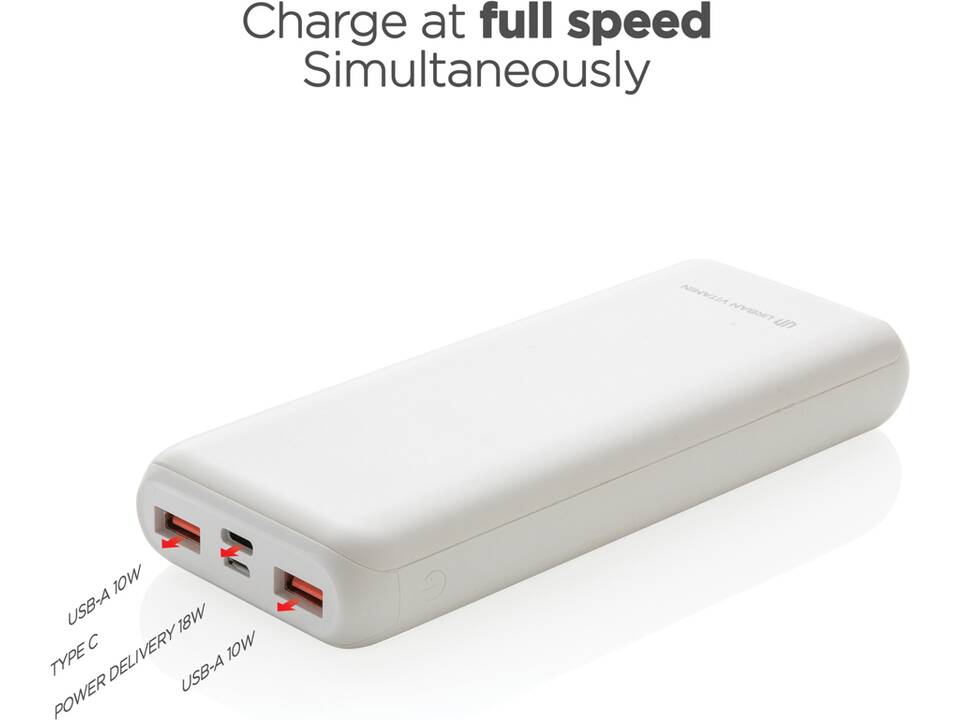 Urban Vitamin Pasadena 18W PD powerbank - 20.000 mAh 11