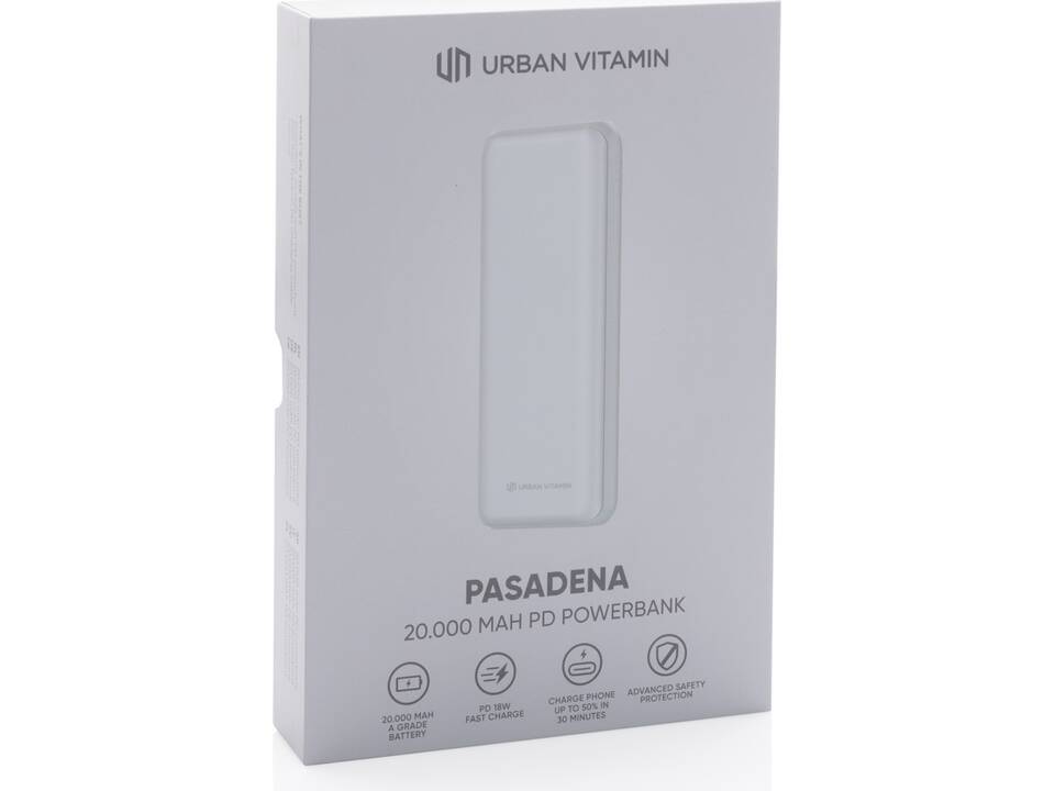 Urban Vitamin Pasadena 18W PD powerbank - 20.000 mAh 17