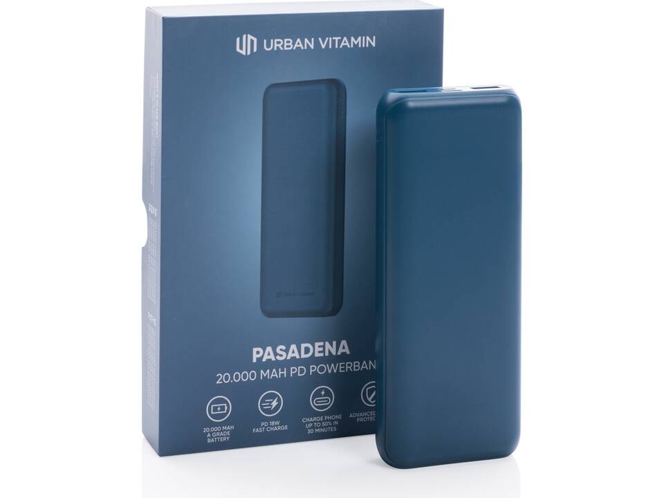Urban Vitamin Pasadena 18W PD powerbank - 20.000 mAh 25