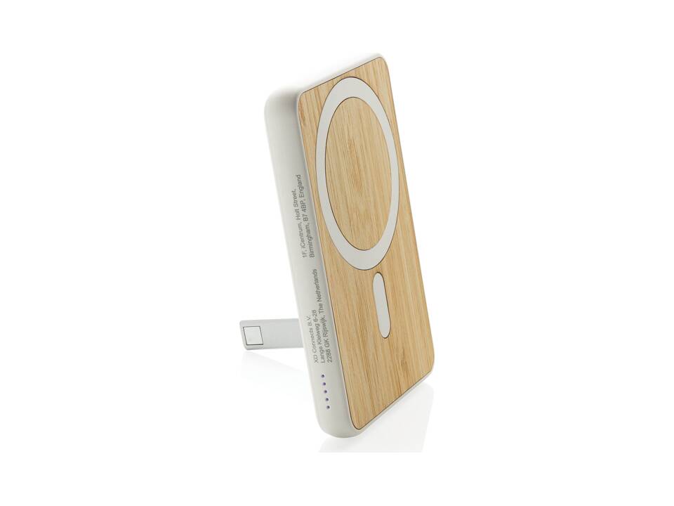 Zen RCS rplastic 5000 mah 5W magnetische bamboe powerbank 16