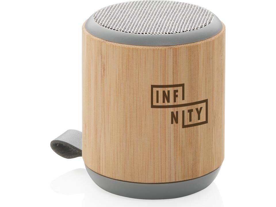 Bamboe en fabric draadloze speaker - 3W 4