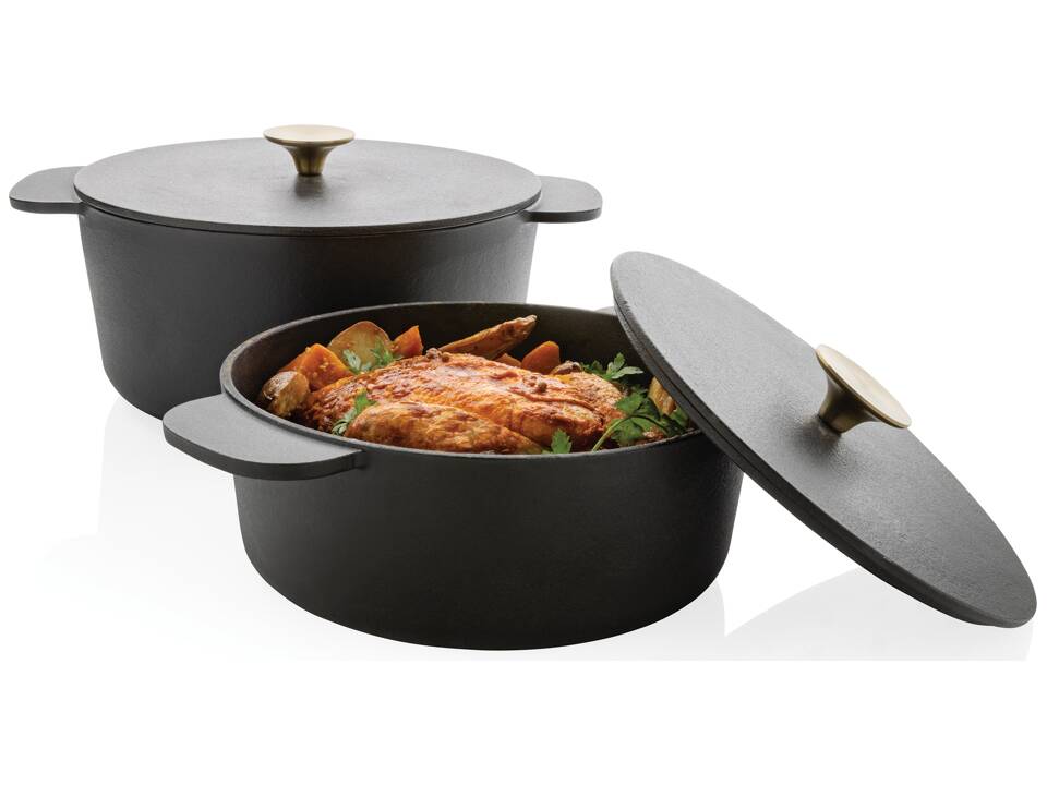 Ukiyo gietijzeren pan groot 7