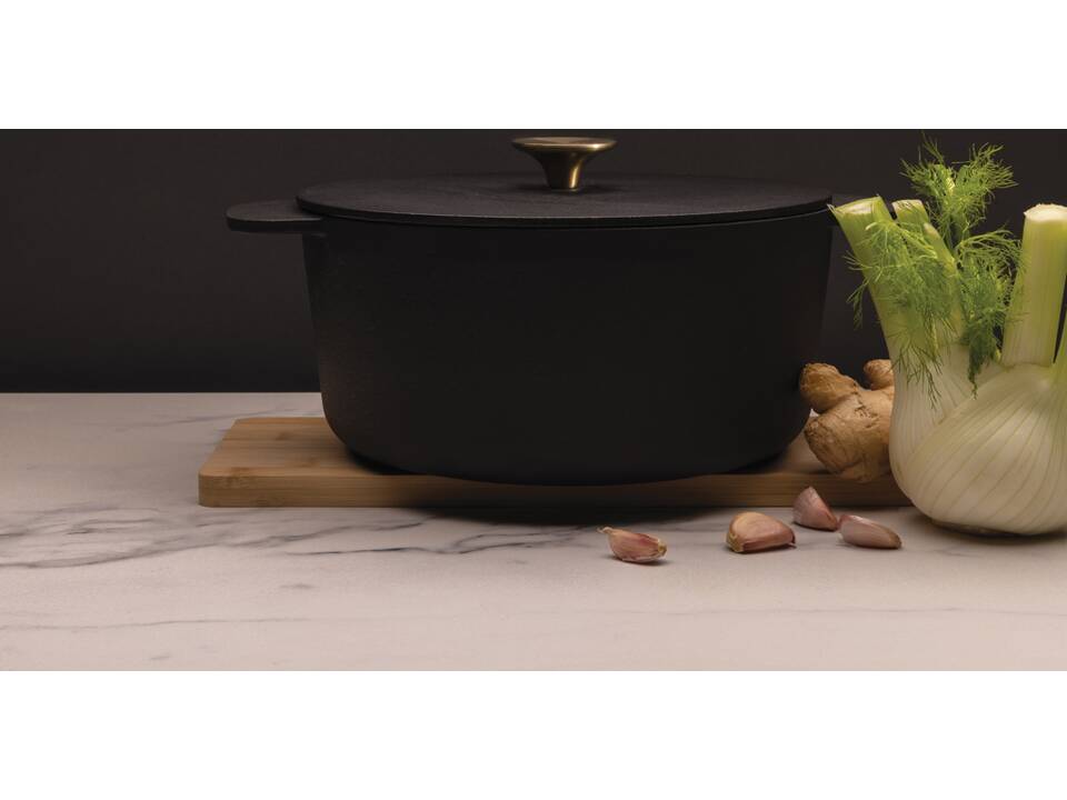 Ukiyo gietijzeren pan groot 8