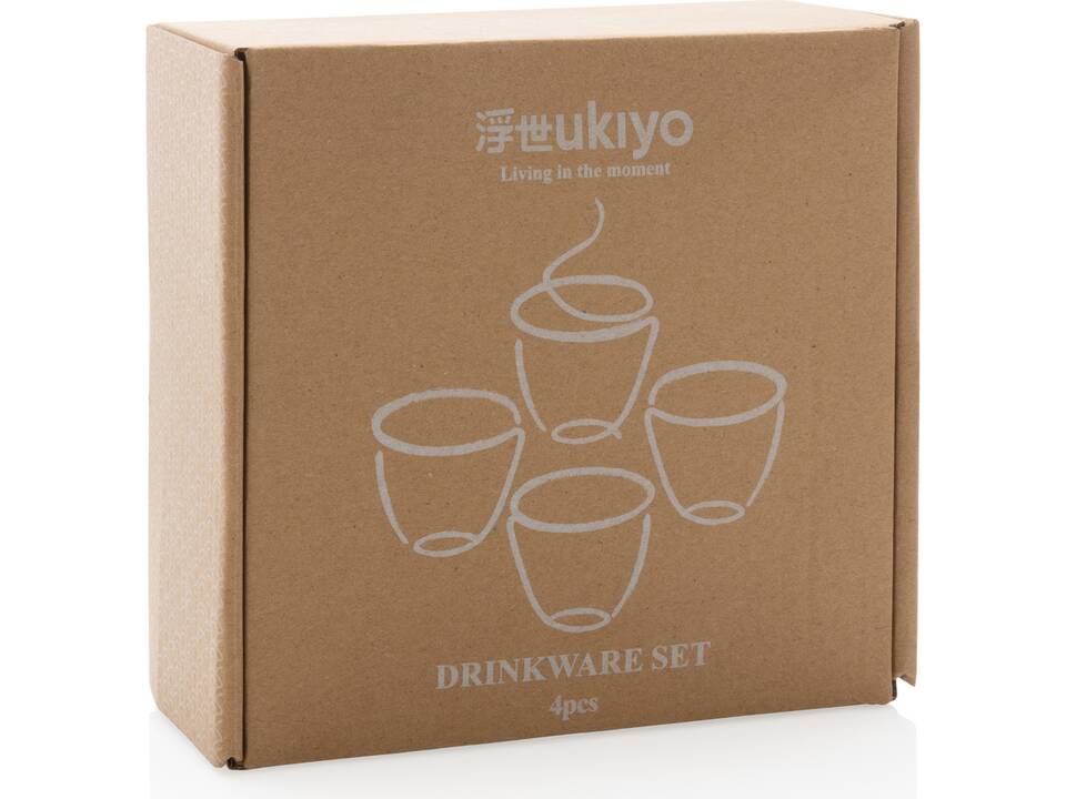 Ukiyo 4-delige set kopjes 5