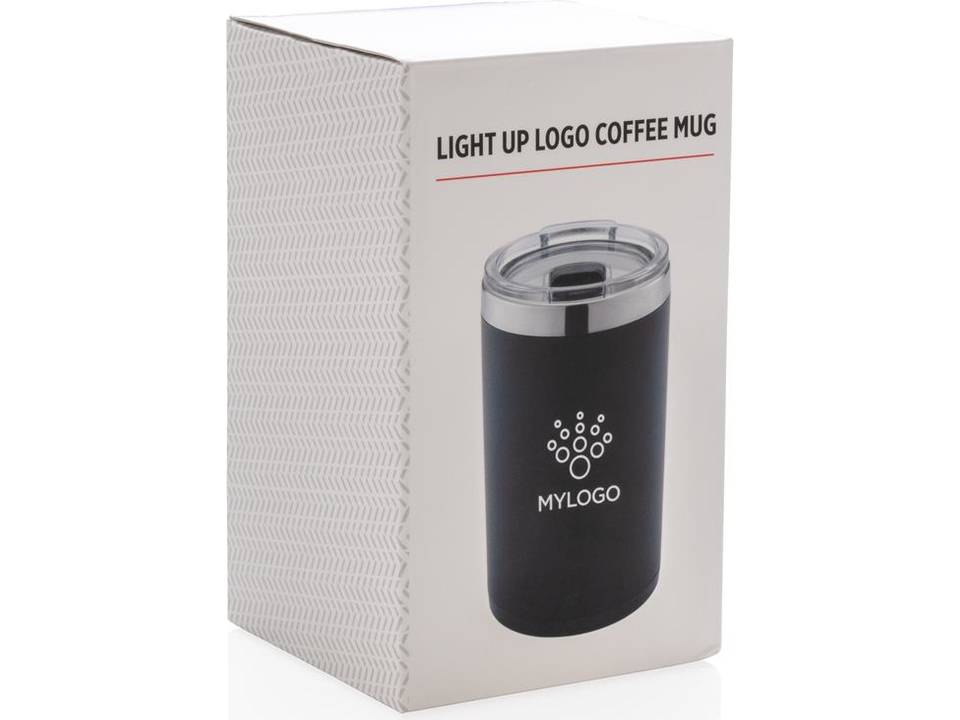 Light up logo koffiebeker - 200 ml 5