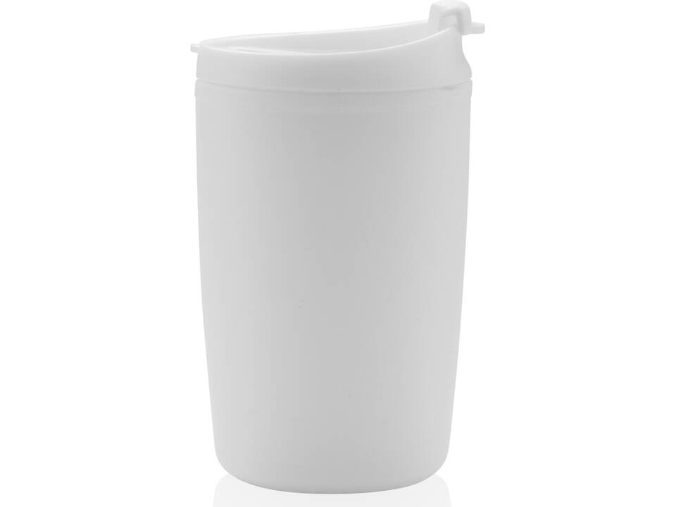 GRS gerecycled beker met klepdeksel - 300 ml 20