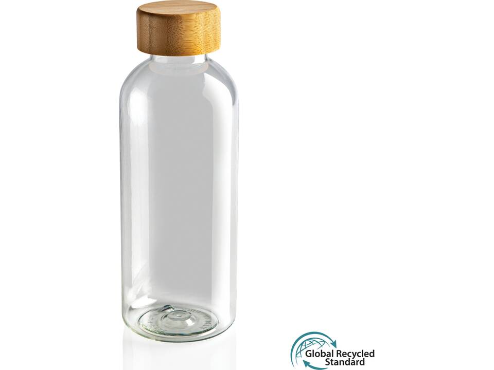 GRS RPET fles met FSC bamboe dop - 660 ml 1