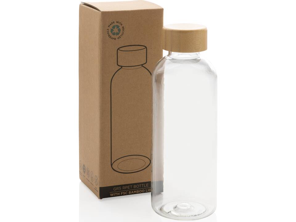 GRS RPET fles met FSC bamboe dop - 660 ml 8