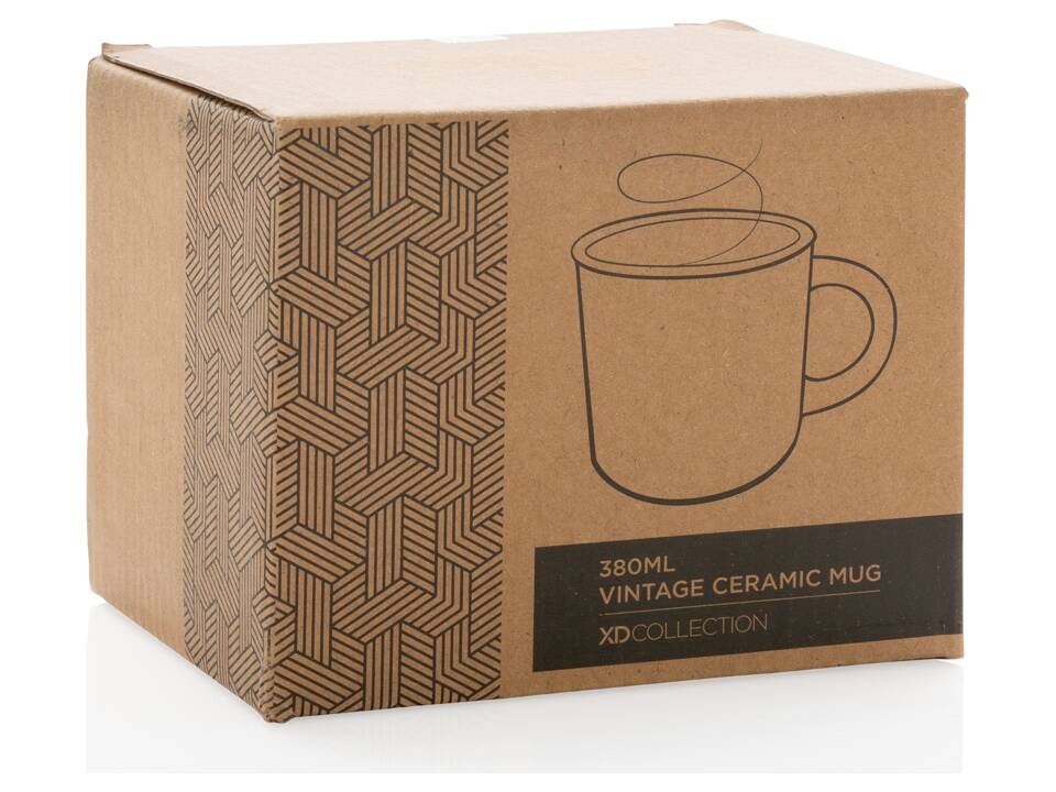 Vintage keramische mok - 280 ml 7