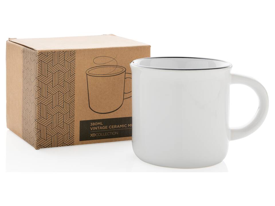 Vintage keramische mok - 280 ml 21