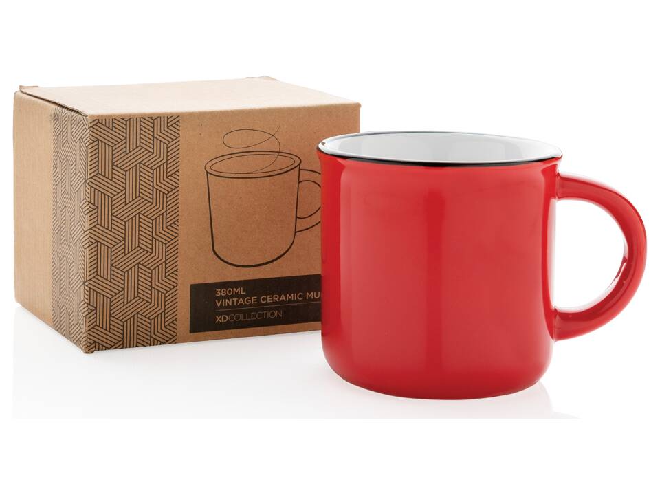Vintage keramische mok - 280 ml 28