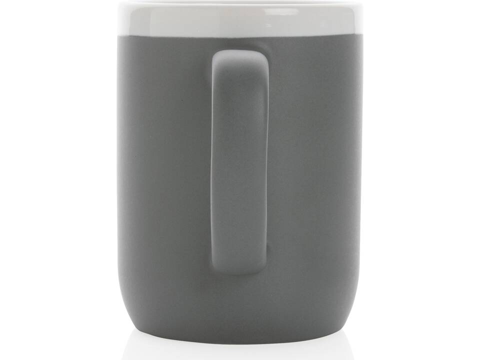 Keramische mok met witte rand - 300 ml 10