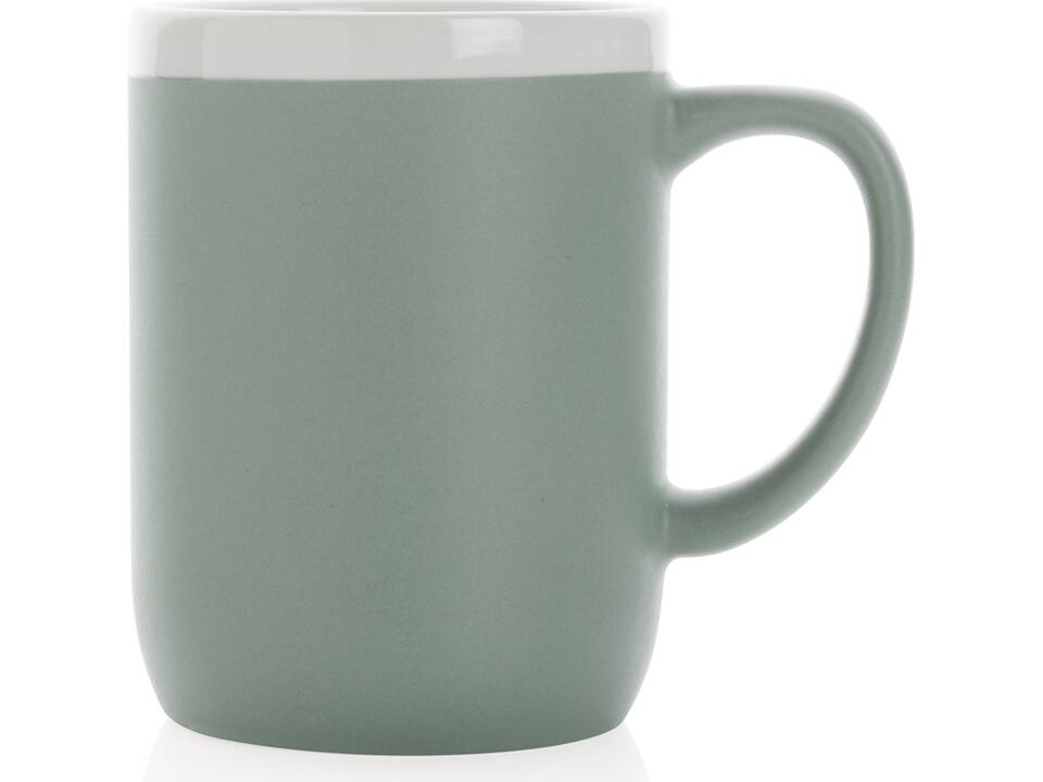 Keramische mok met witte rand - 300 ml 21