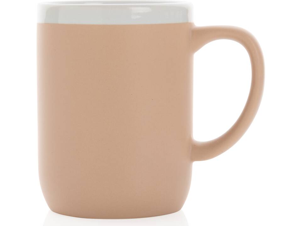 Keramische mok met witte rand - 300 ml 27