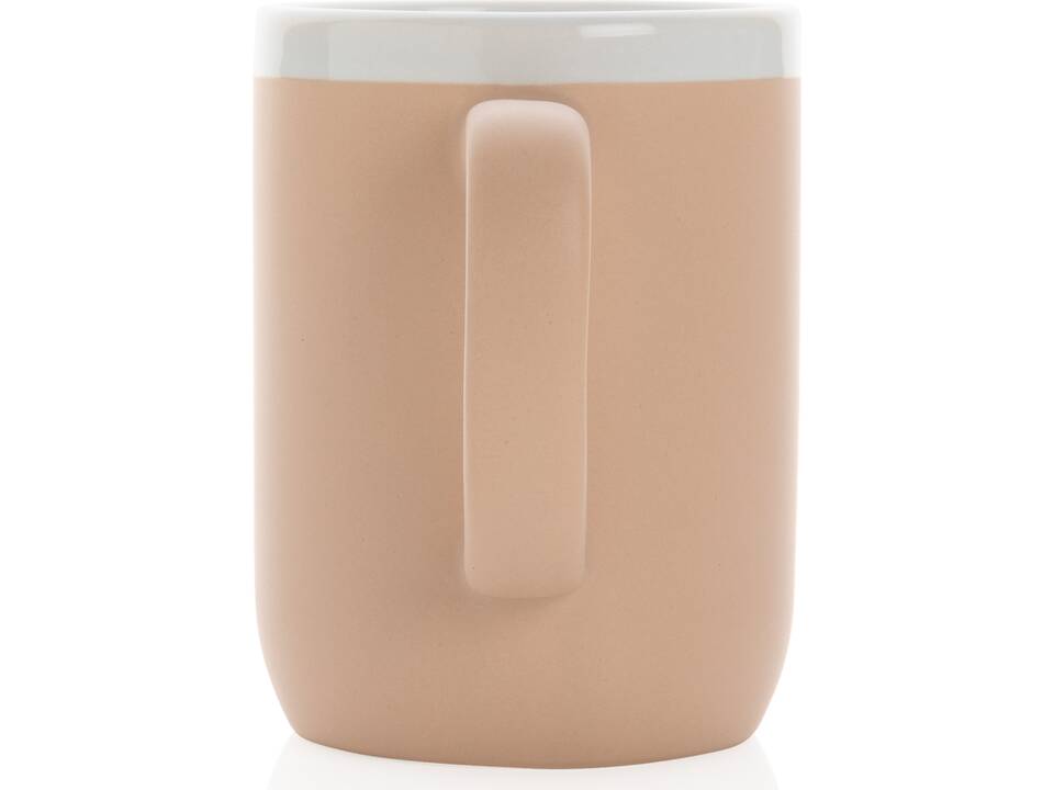 Keramische mok met witte rand - 300 ml 28