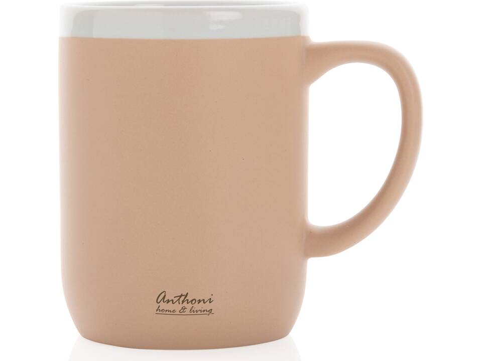 Keramische mok met witte rand - 300 ml 30