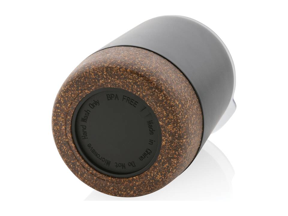 RCS gerecycled roestvrijstalen koffiebeker met kurk - 180 ml 23