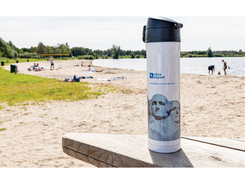 RCS gerecycled roestvrijstalen easy lock thermosfles - 450 ml 43