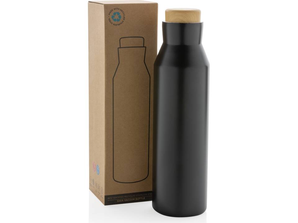 Gaia RCS-gecertificeerde gerecyclede rvs vacuümfles 500 ml 7