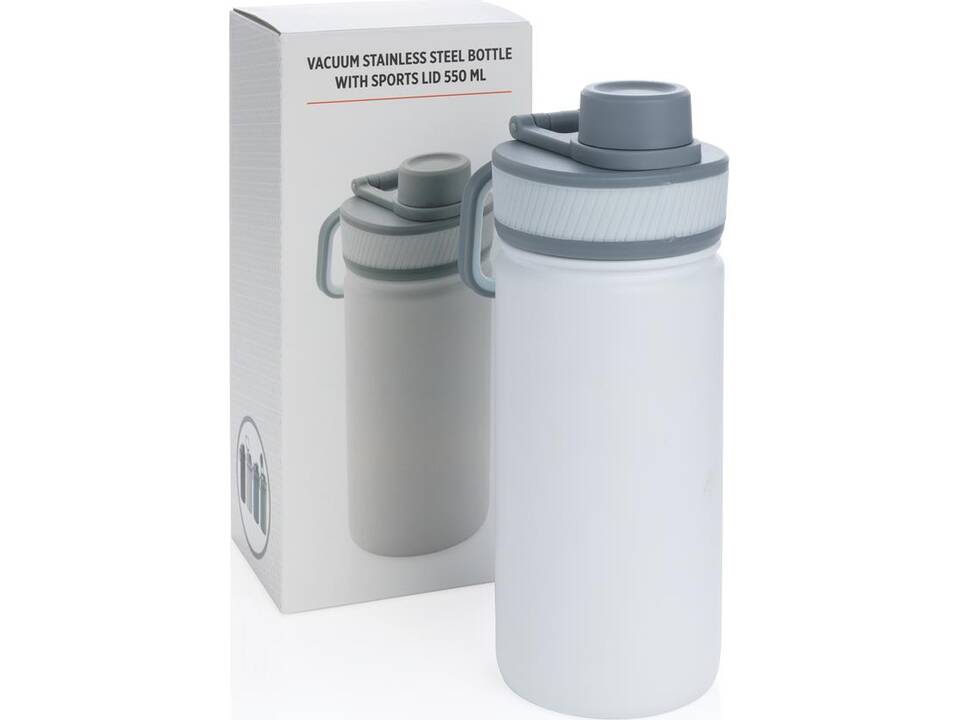 Vacuüm RVS fles met sportdop - 550 ml 37