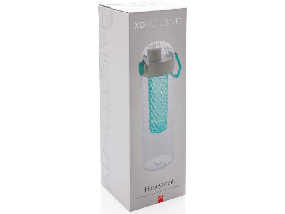 Honeycomb lekvrije waterfles met infuser - 700 ml 10