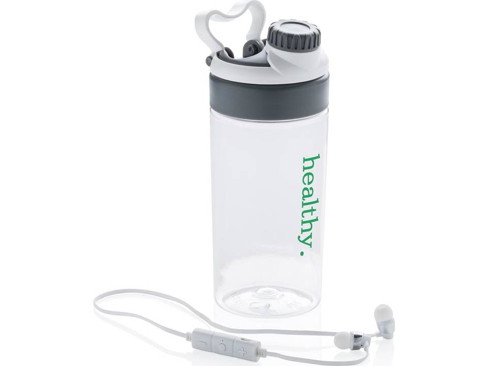 Lekvrije sportfles met draadloze koptelefoon - 500 ml 11