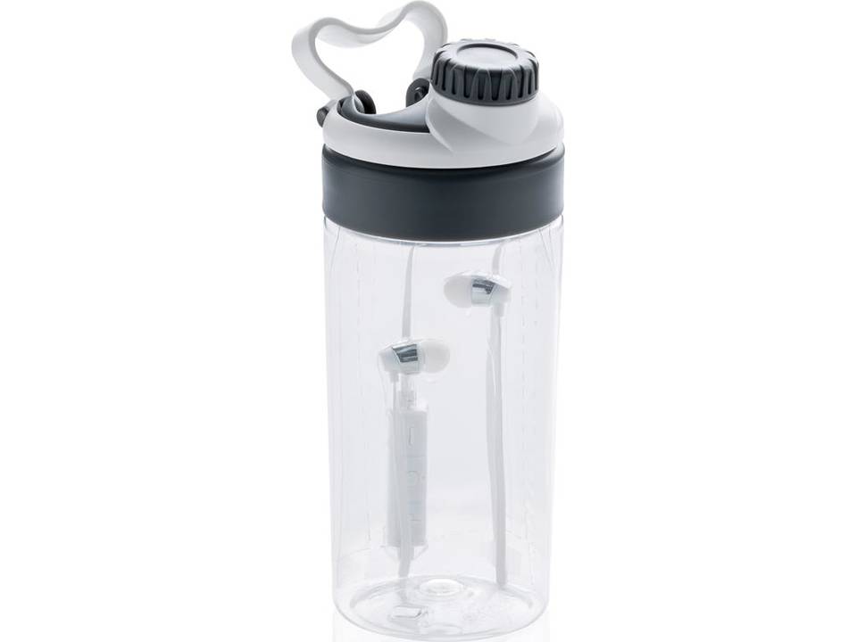 Lekvrije sportfles met draadloze koptelefoon - 500 ml 17