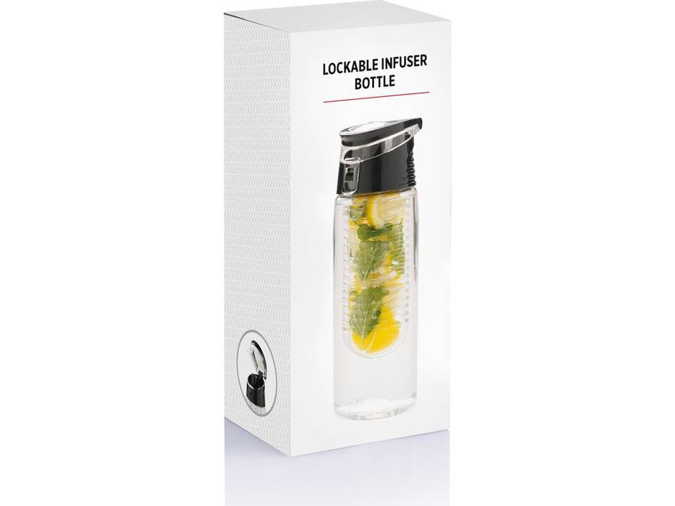 Afsluitbare waterfles met infuser - 700 ml 8
