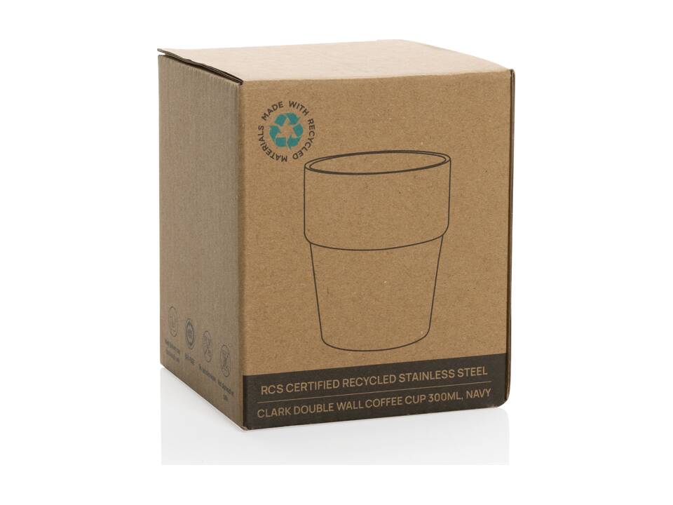 Clark RCS dubbelwandige koffie beker 300ML 6
