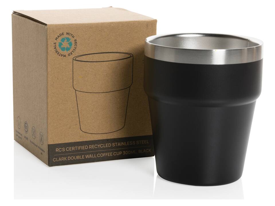 Clark RCS dubbelwandige koffie beker 300ML 11