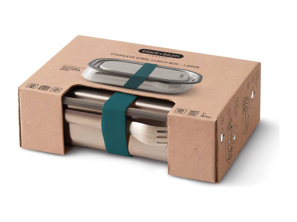 Black+Blum RVS Lunchbox Groot 14
