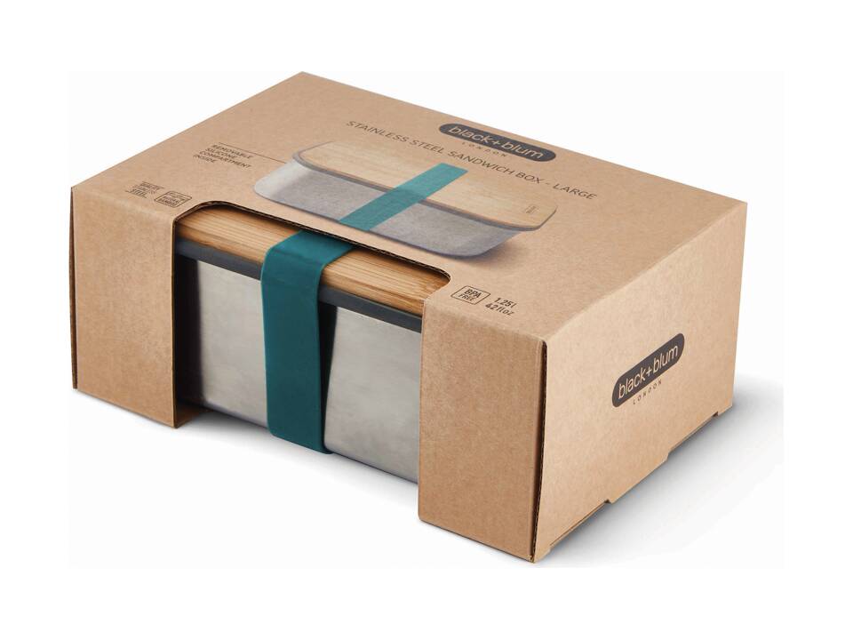 Black+Blum RVS Sandwichbox Groot 11