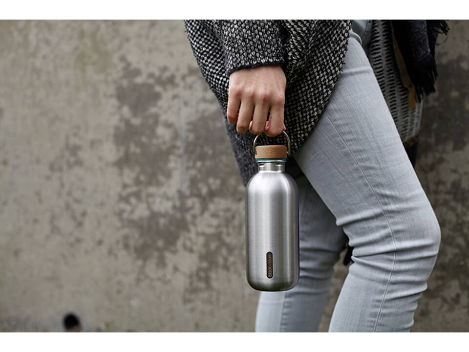 Black+Blum Stalen Water Fles 600ml 10