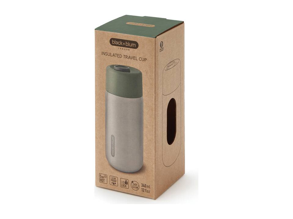 Black+Blum geisoleerde lekvrije reisbeker 340ml. 12