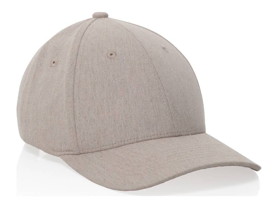 Milo AWARE™ recycled heather 6 paneel cap 2