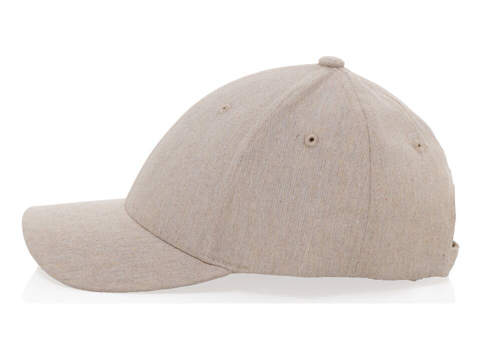 Milo AWARE™ recycled heather 6 paneel cap 5