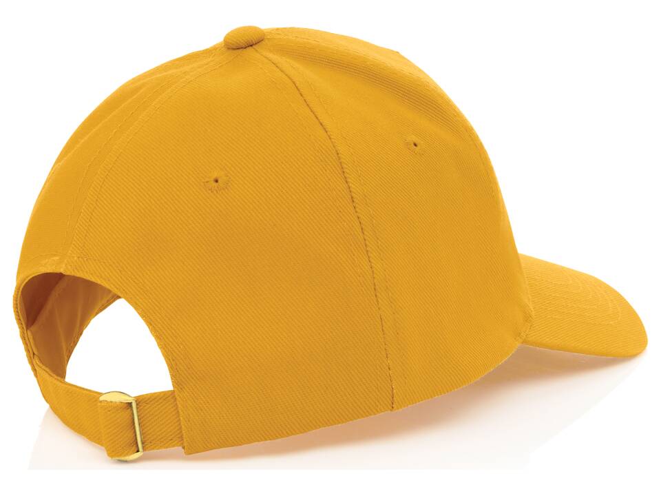 Impact 5 panel 280gr recycled katoenen cap met AWARE™ tracer 91