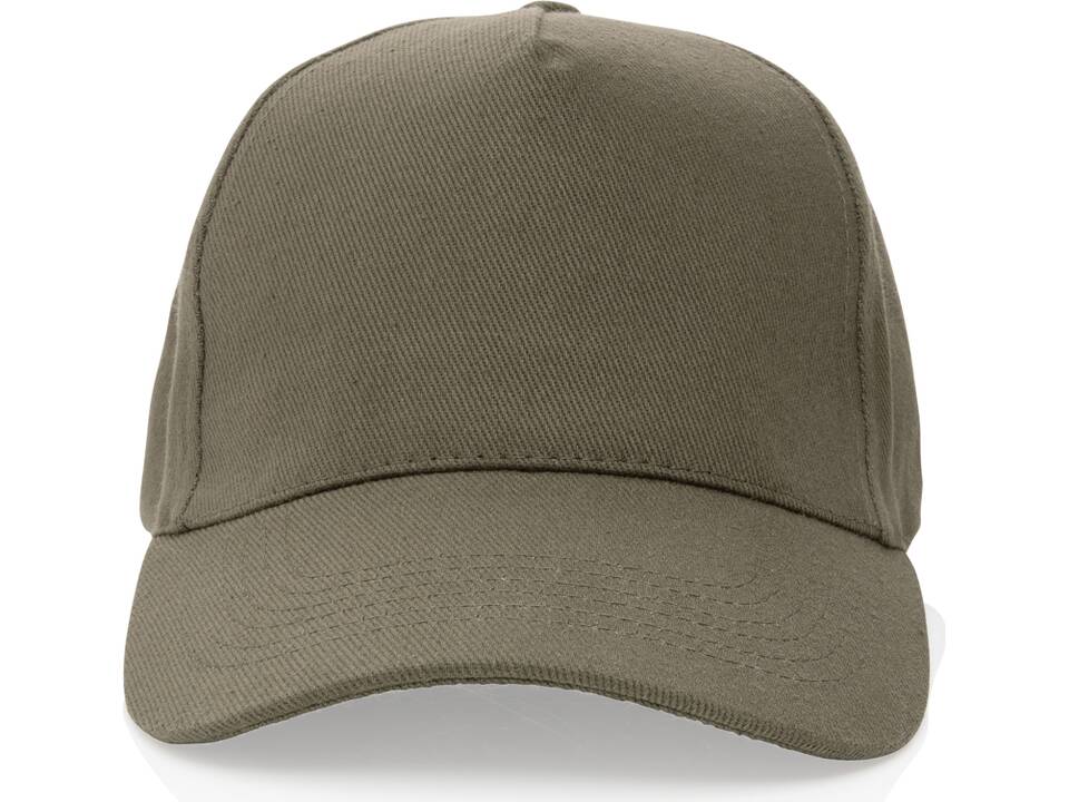 Impact 5 panel 280gr recycled katoenen cap met AWARE™ tracer 99