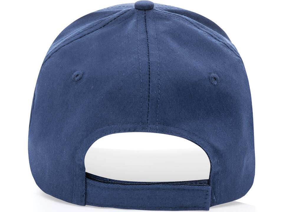 Impact 5 panel 190gr gerecycled katoenen cap met AWARE trac 23