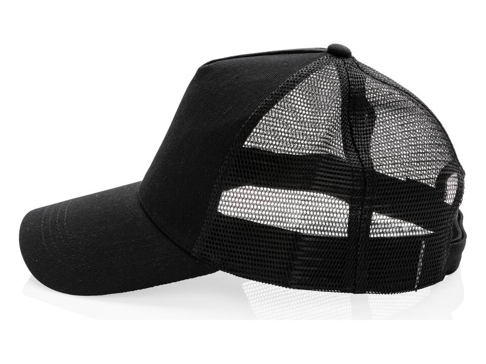 Impact AWARE ™ geborsteld katoenen truckercap met 5 panelen 4