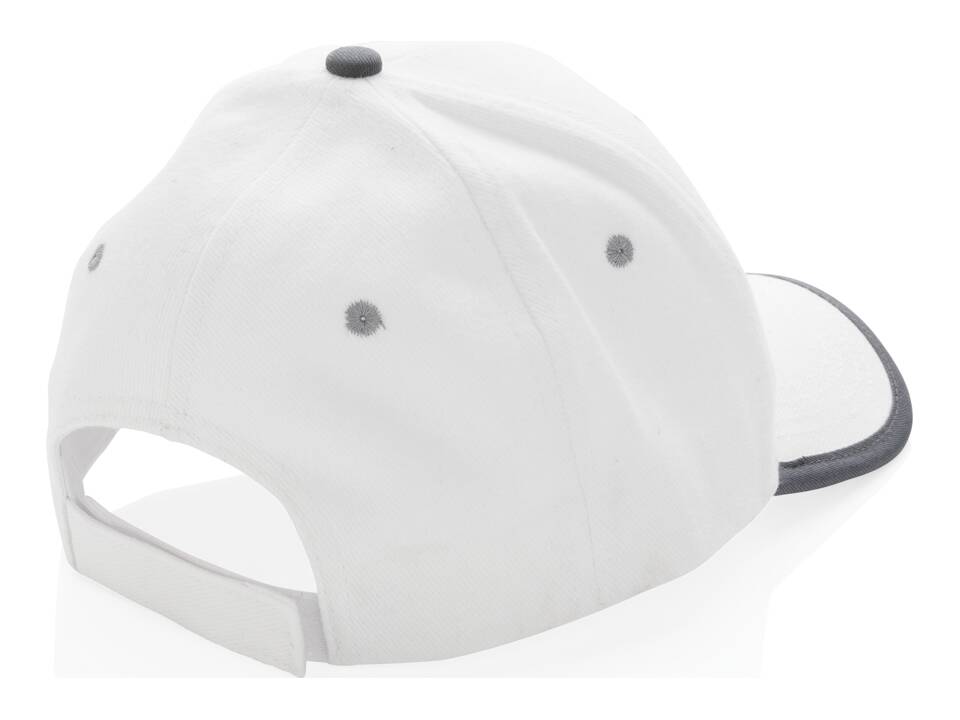 Impact AWARE ™ 6 panel cap van geborsteld katoen met bies 15