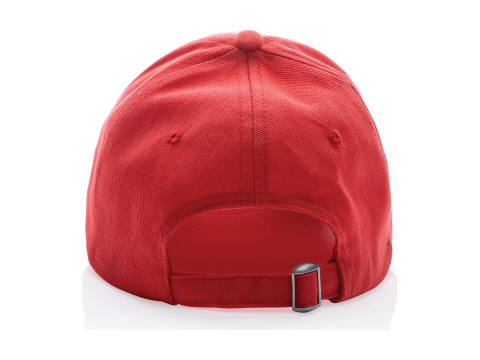 Impact gerecycled katoenen Luxe cap met AWARE tracer 45