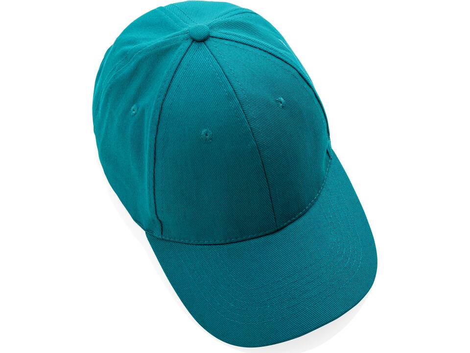 Impact gerecycled katoenen Luxe cap met AWARE tracer 17